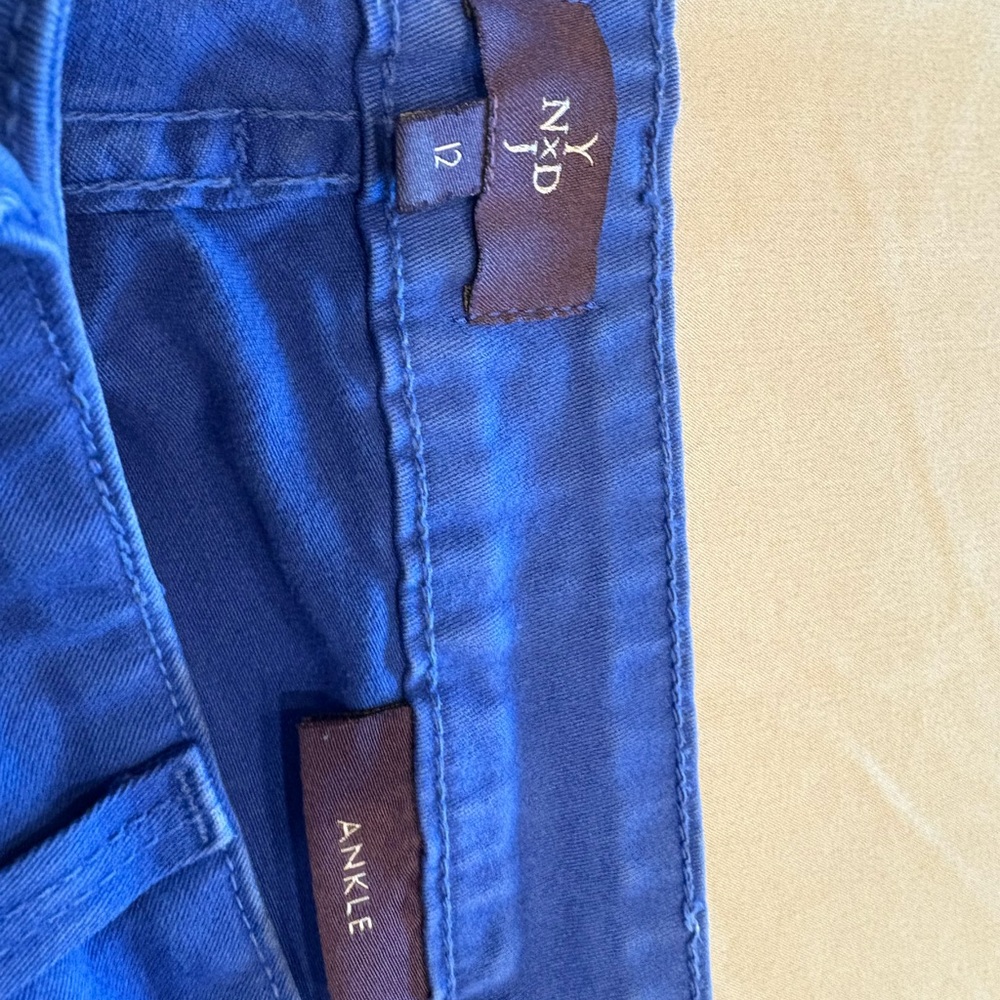 NYDJ Ankle-Length Blue Jeans - Picture 2 of 4